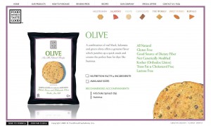 Website with chip navigation