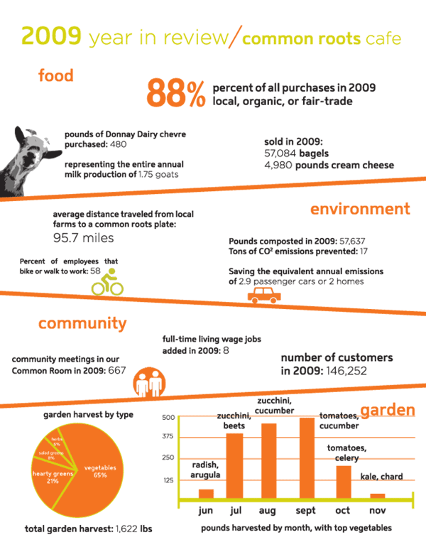 Tracking and Visually Reporting Sustainability