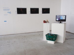 New Media project in-progress at Art-A-Whirl